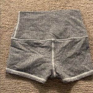 lululemon athletica Tops - grey lulu size 4 booty shorts lululemon athletica Tops - grey lulu size 4 booty shorts